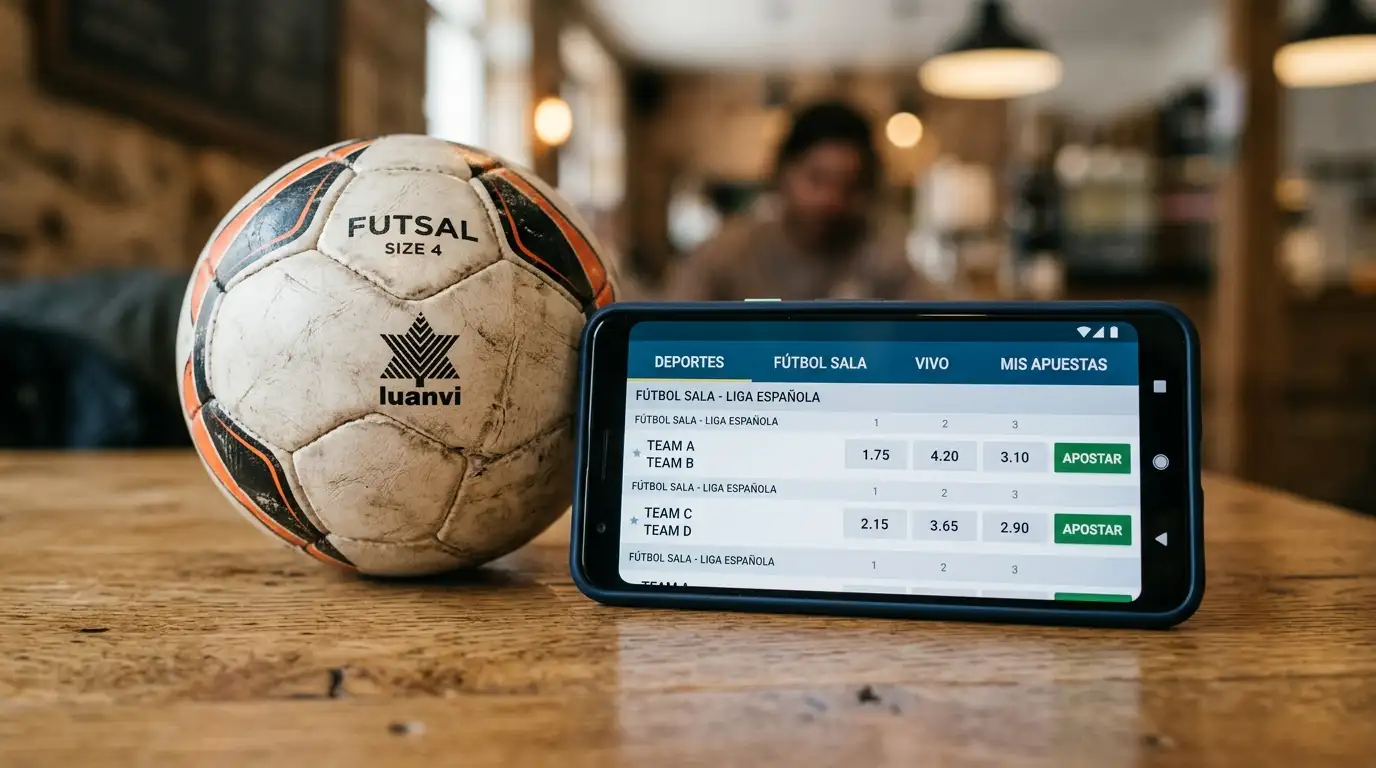 Casas de apuestas con fútbol sala en España comparativa de operadores con licencia